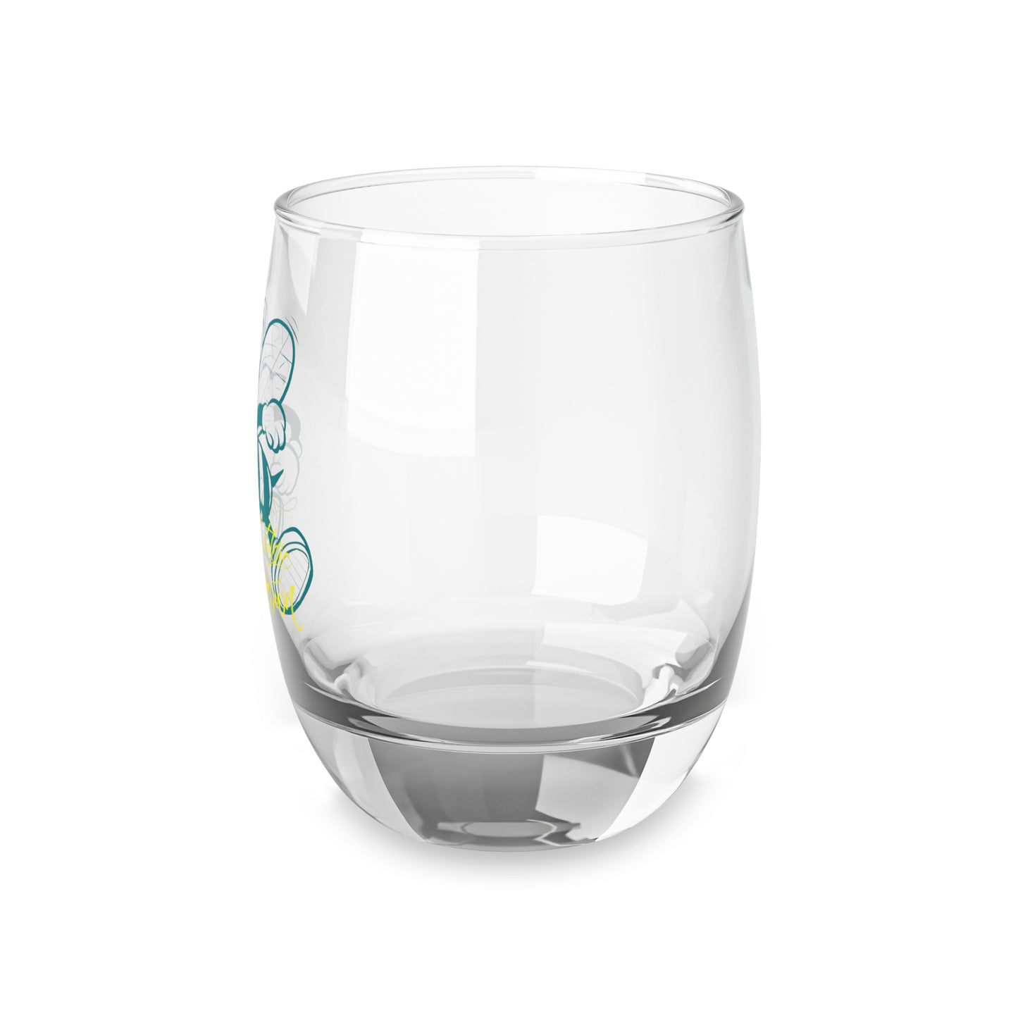 Bee Who U Be Whiskey Glass