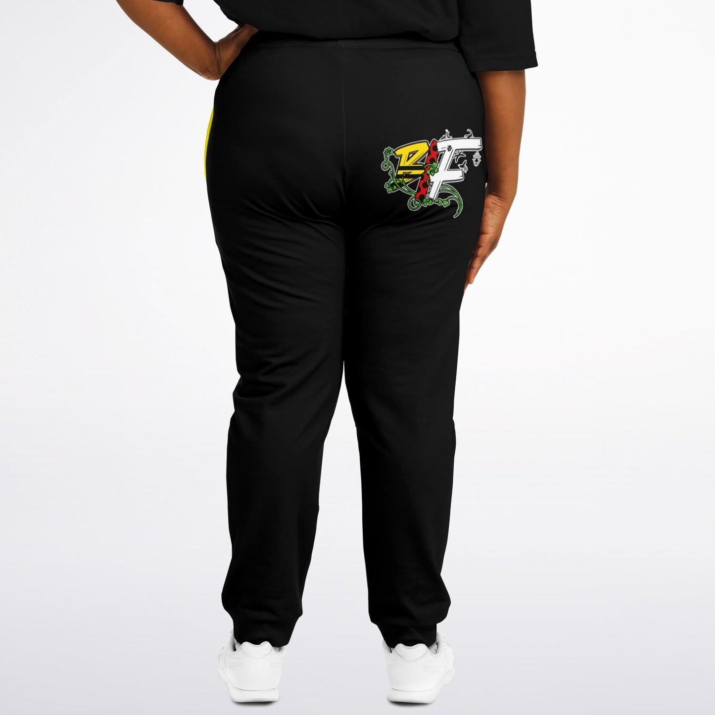 Blk Insct Famili Fashion Plus-size Jogger - AOP