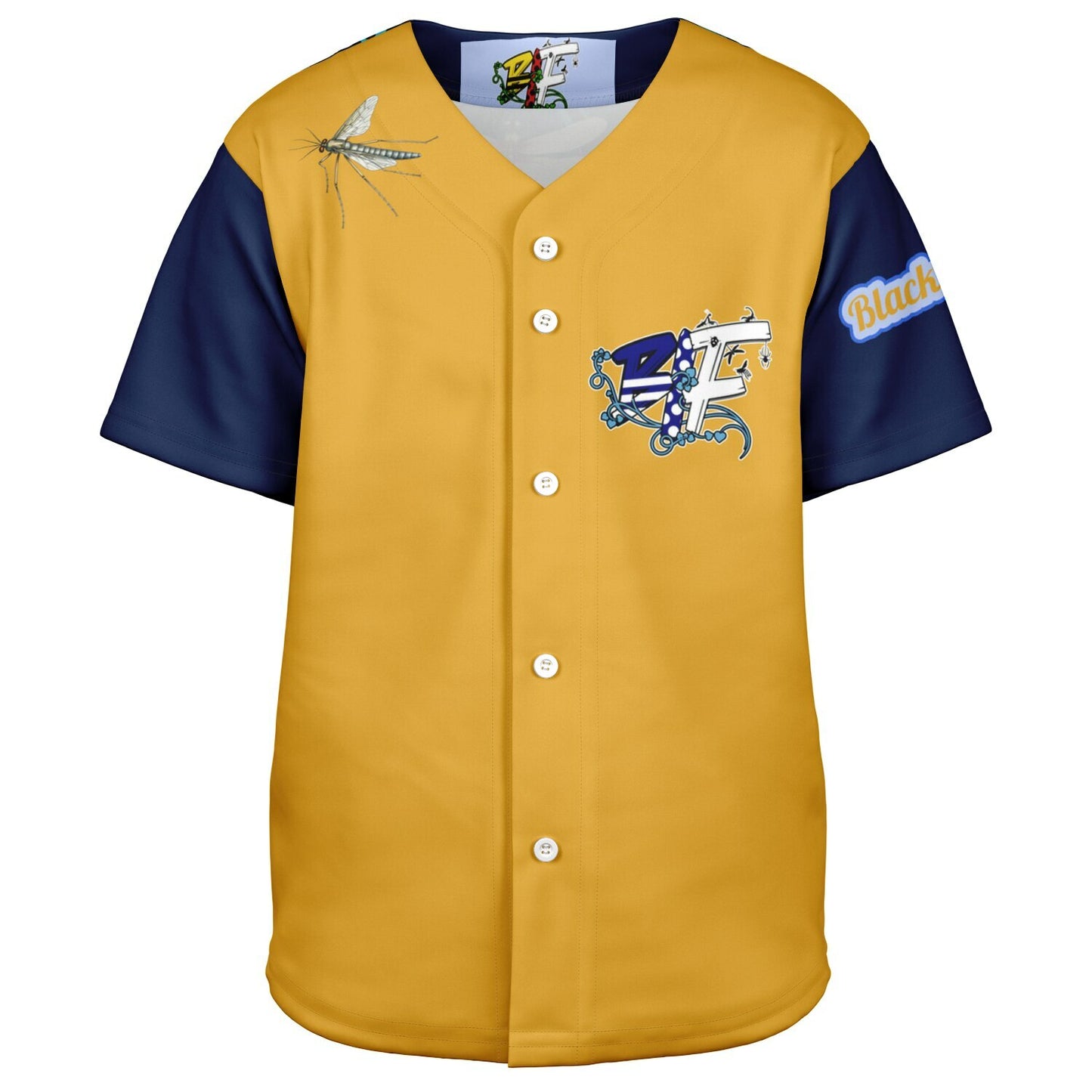 Blk Insct Famili Kids Baseball Jersey - AOP