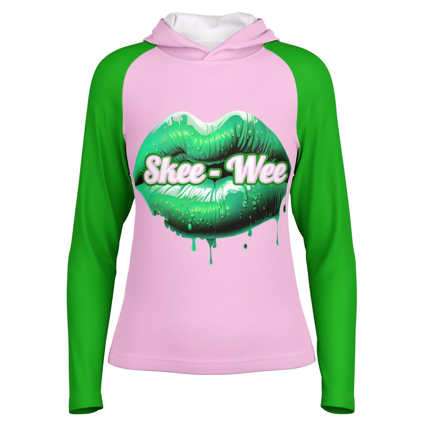 Greek Women's Long Sleeve Hooded Performance Shirt - AOP