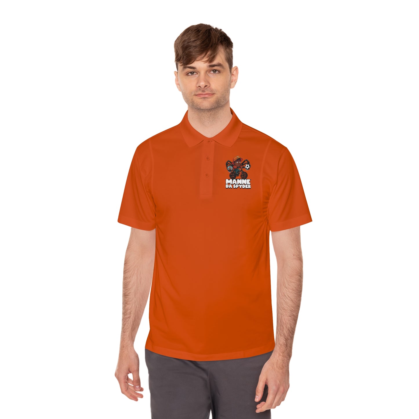 Blk Insct Famili Men's Sport Polo Shirt