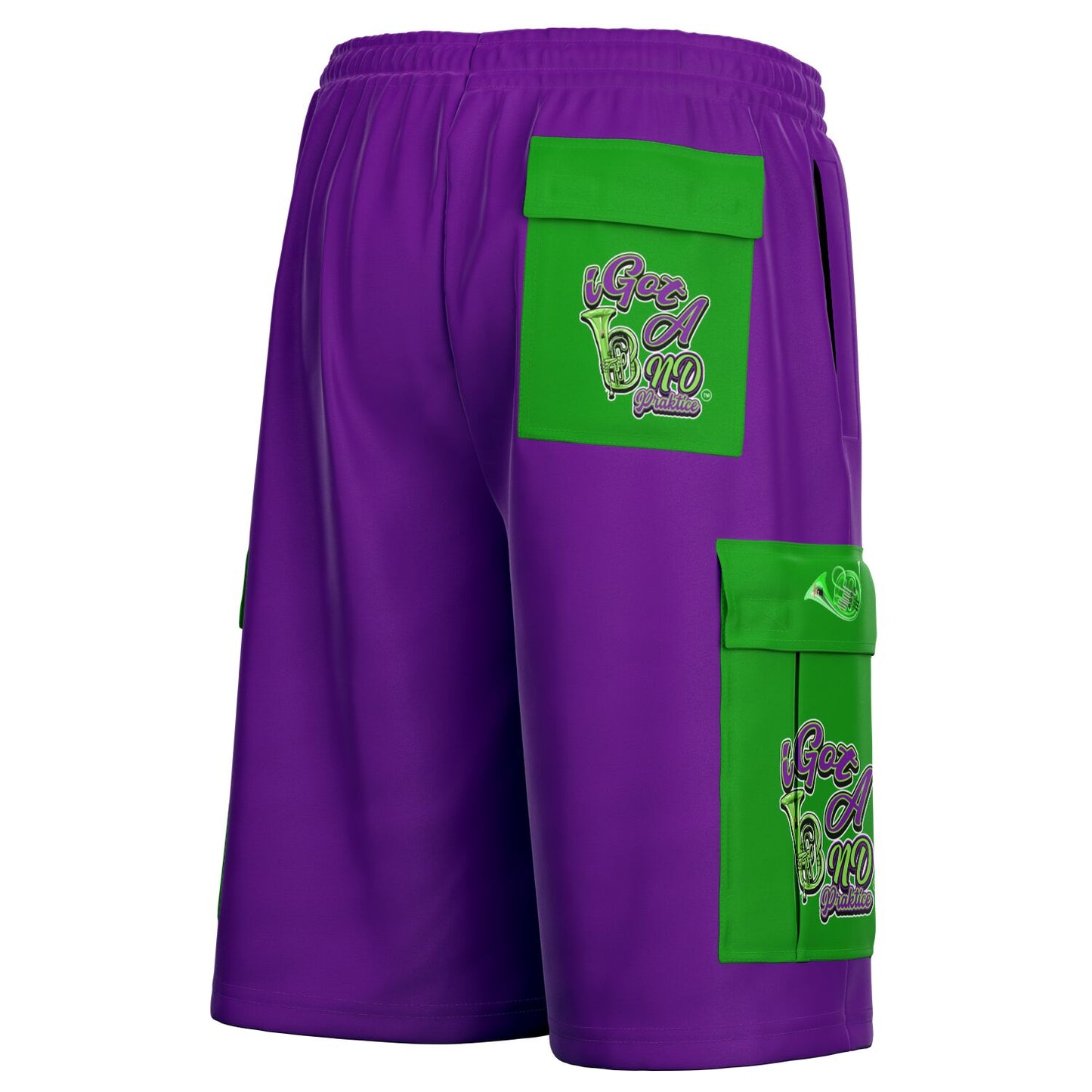 iGot Band Praktice Heavyweight Cargo Shorts - AOP