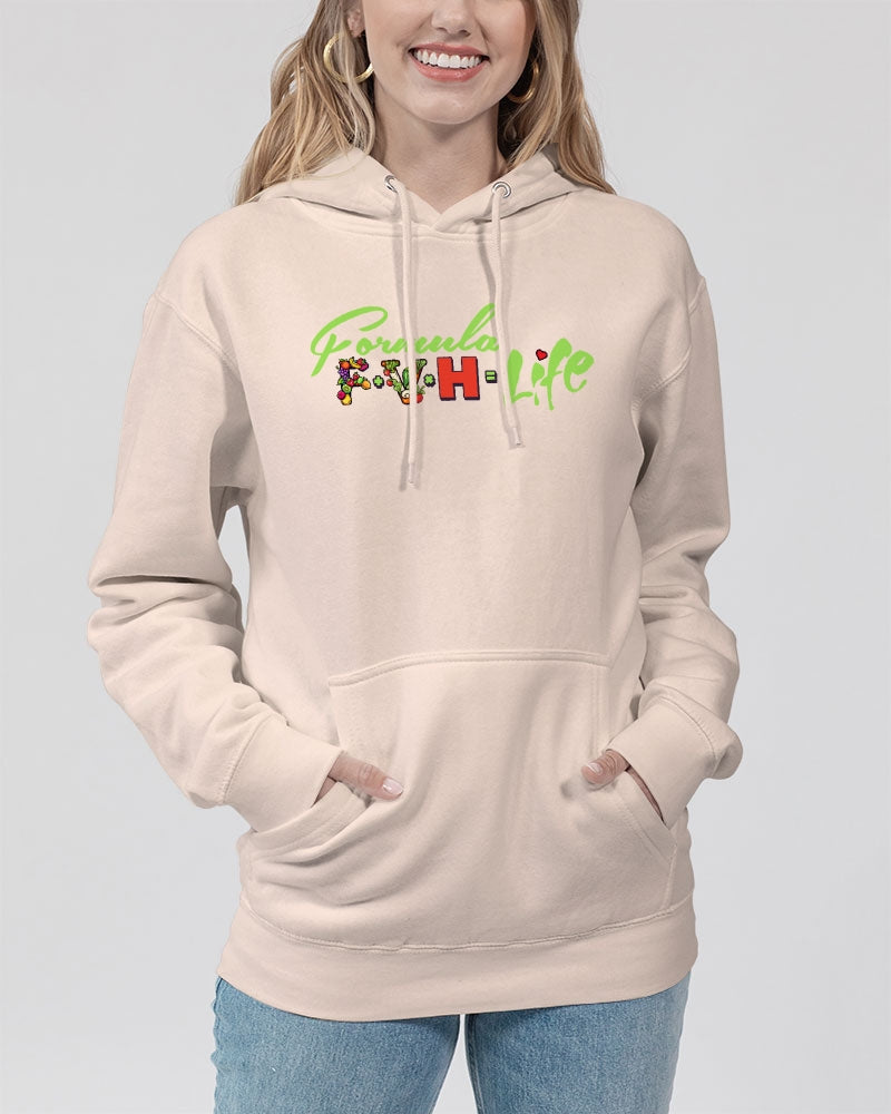 Formula F + V x H = Life Unisex Premium Pullover Hoodie | Lane Seven