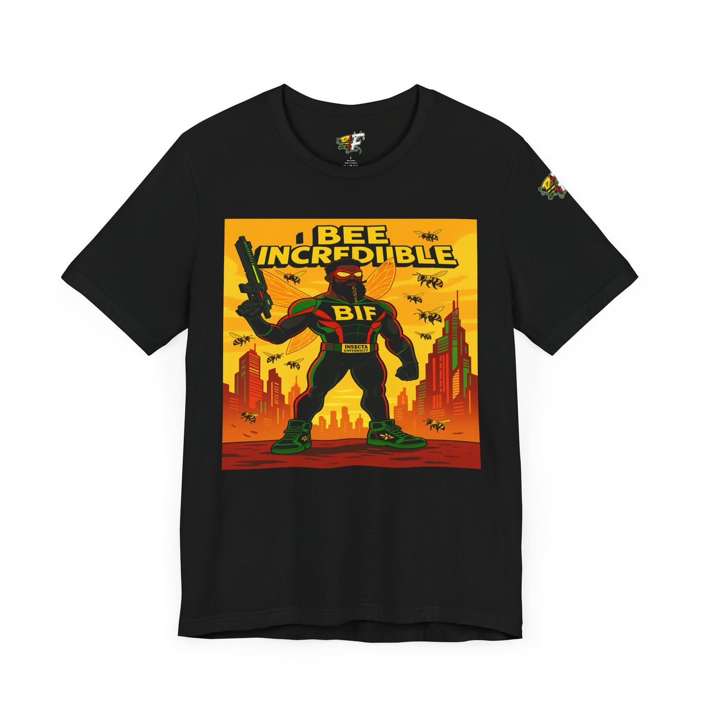 I Bee Incredible Graphic Tee, Unisex Jersey Tee, Comic Style T-Shirt, Buzzing Fun Fashion