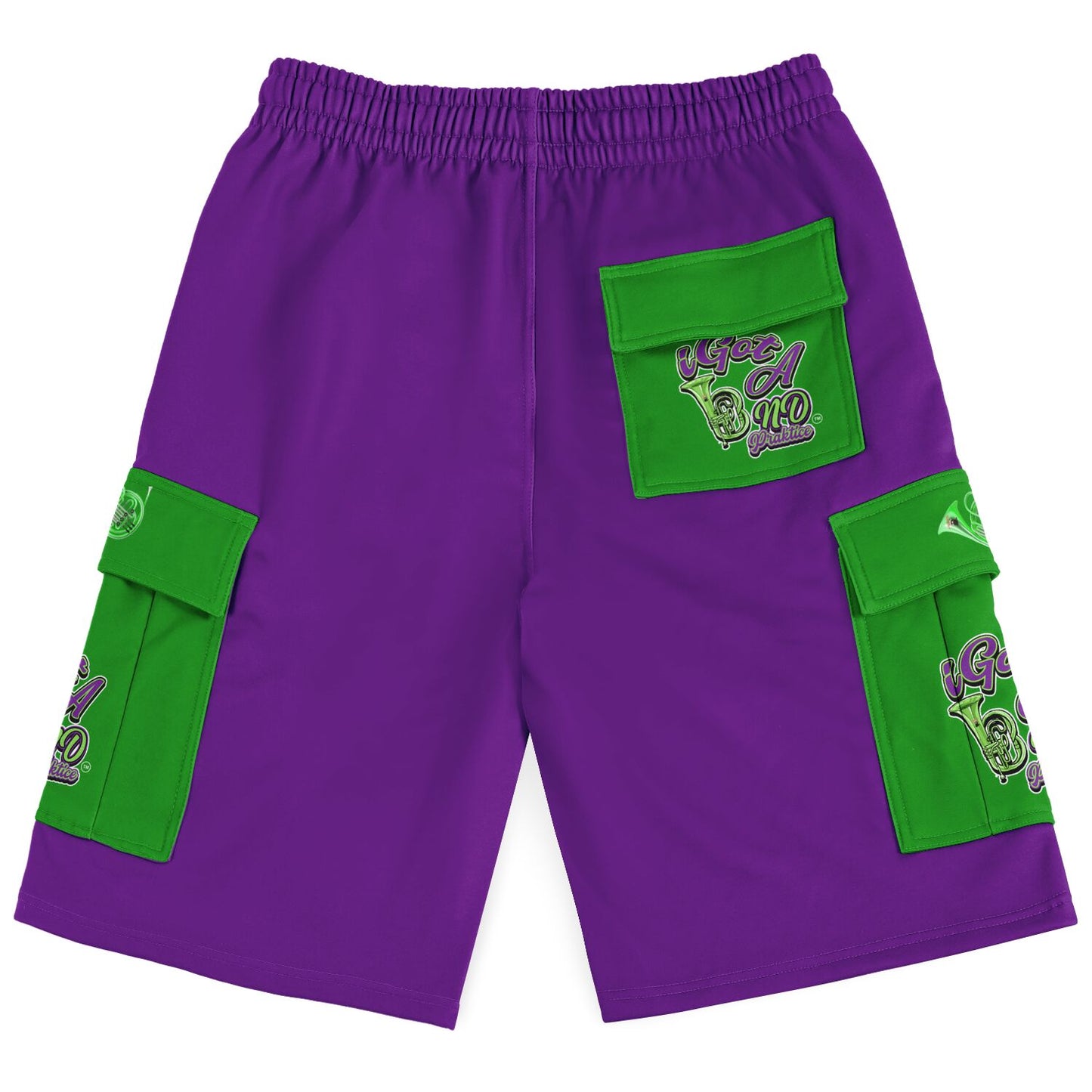 iGot Band Praktice Heavyweight Cargo Shorts - AOP