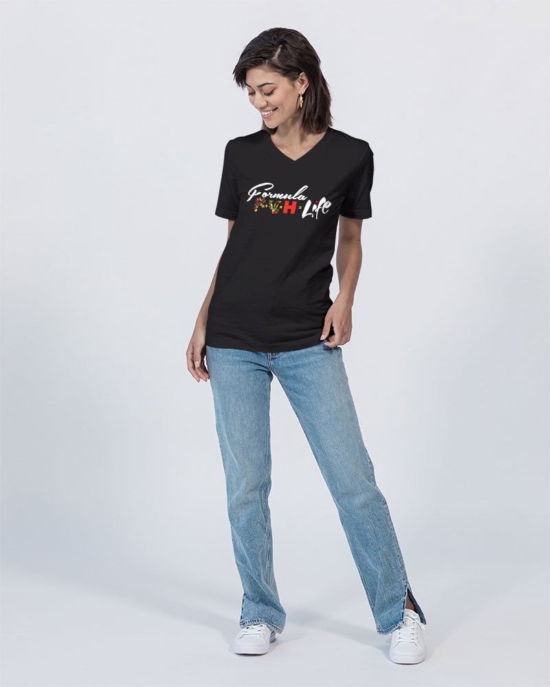 Formula Unisex Jersey V-Neck Tee | Bella + Canvas