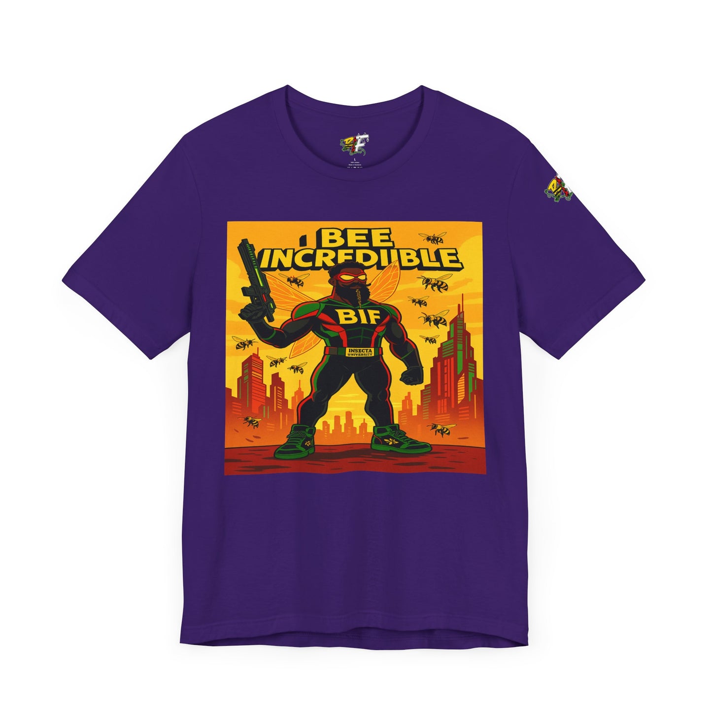 I Bee Incredible Graphic Tee, Unisex Jersey Tee, Comic Style T-Shirt, Buzzing Fun Fashion