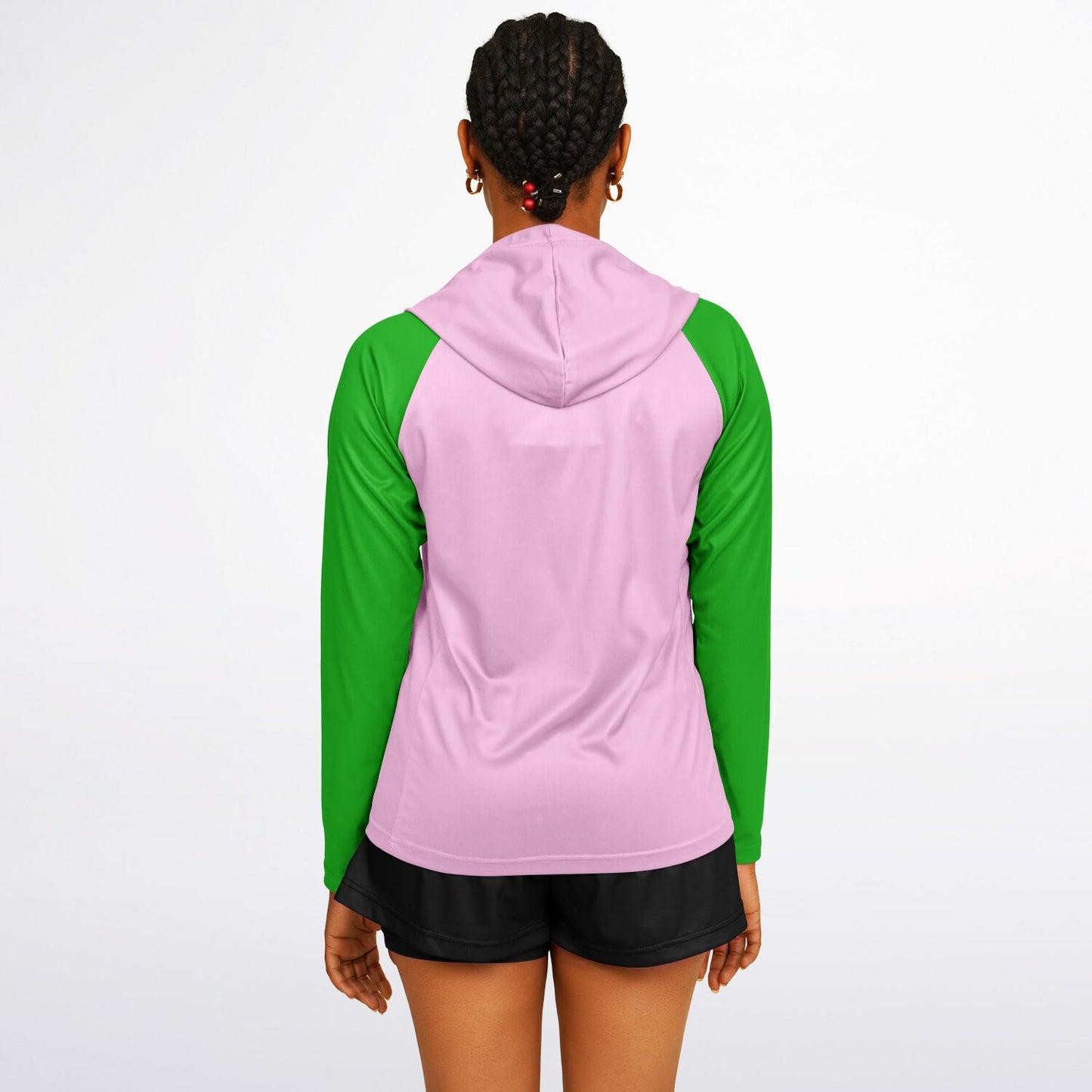 Greek Women's Long Sleeve Hooded Performance Shirt - AOP