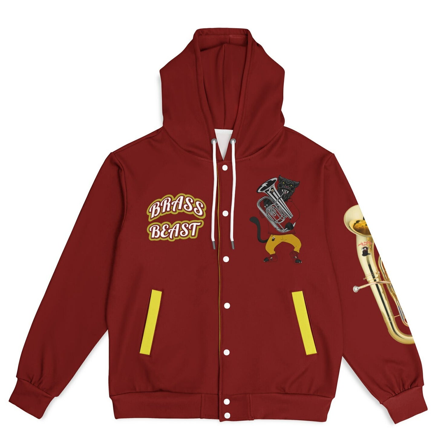 iGot Band Praktice Hooded Baseball Jacket - AOP