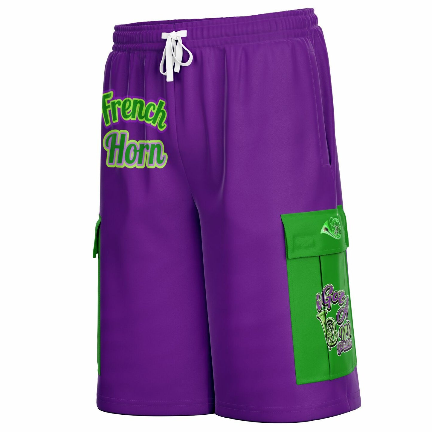 iGot Band Praktice Heavyweight Cargo Shorts - AOP
