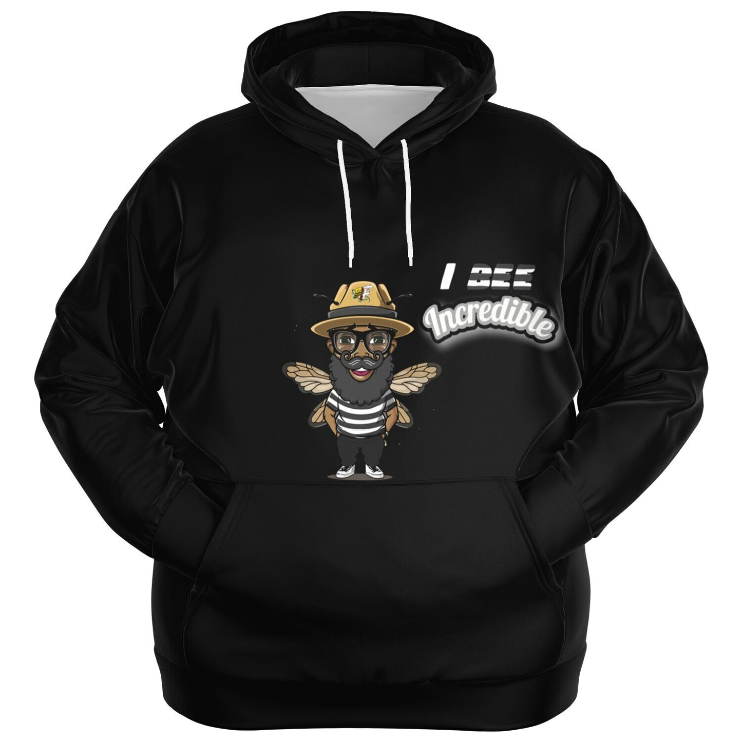 Blk Insct Famili Fashion Plus-size Hoodie - AOP