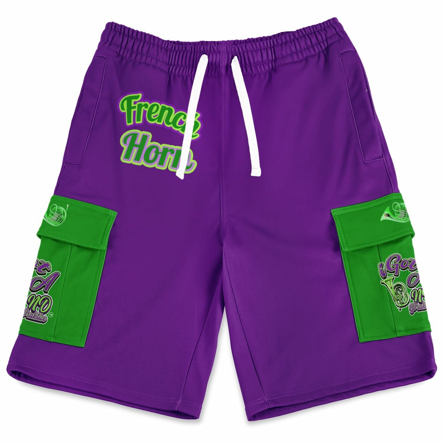 iGot Band Praktice Heavyweight Cargo Shorts - AOP