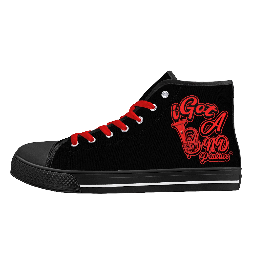iGot Band Praktice Mens High Top Canvas Shoes - Customized Tongue