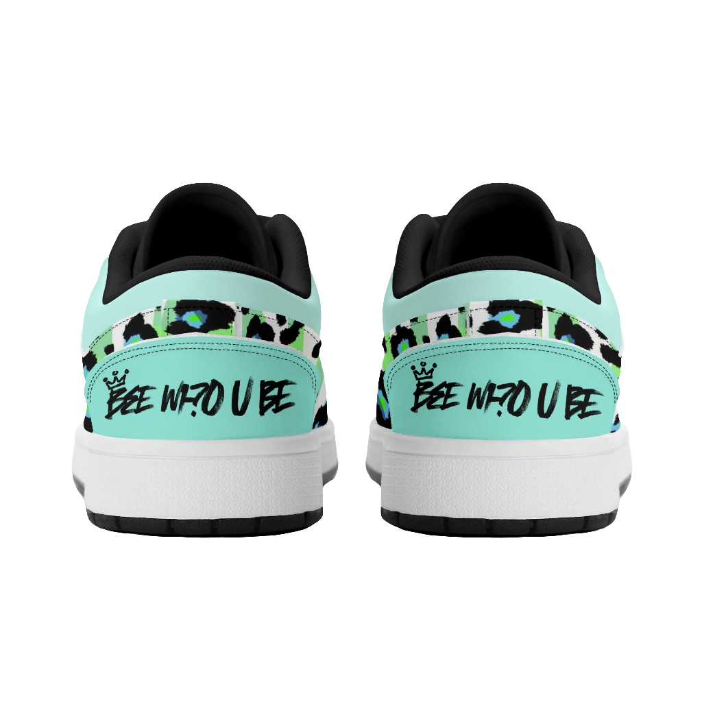 Bee Who U Be Womens Premium PU Leather Low Top Sneakers-V2