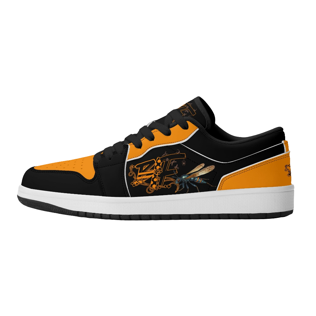 Blk Insct Famili IU Mens Premium Low Top Sneakers