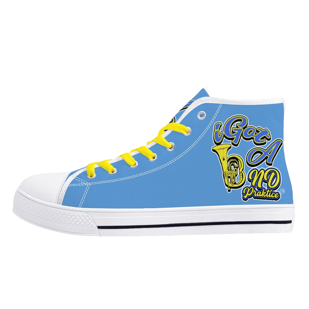 iGot Band Praktice Mens High Top Canvas Shoes - Customized Tongue