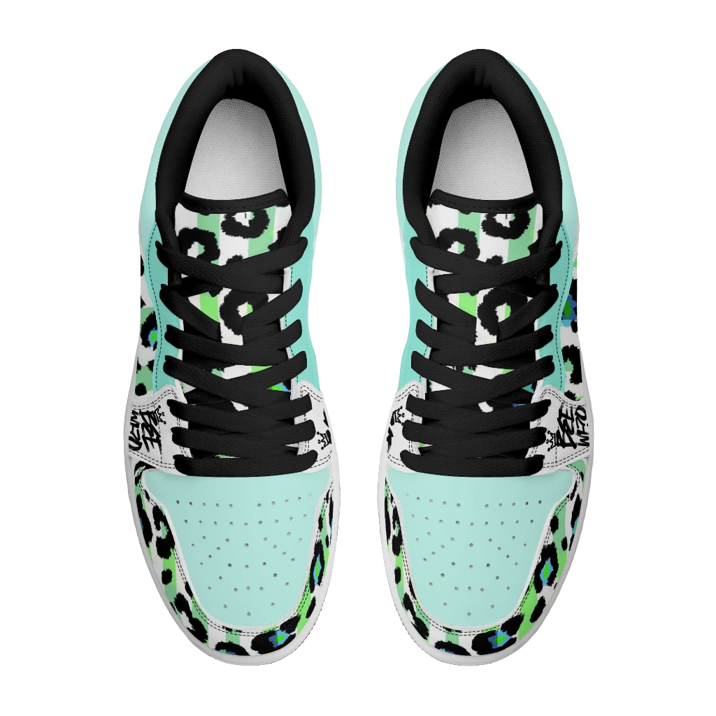 Bee Who U Be Womens Premium PU Leather Low Top Sneakers-V2