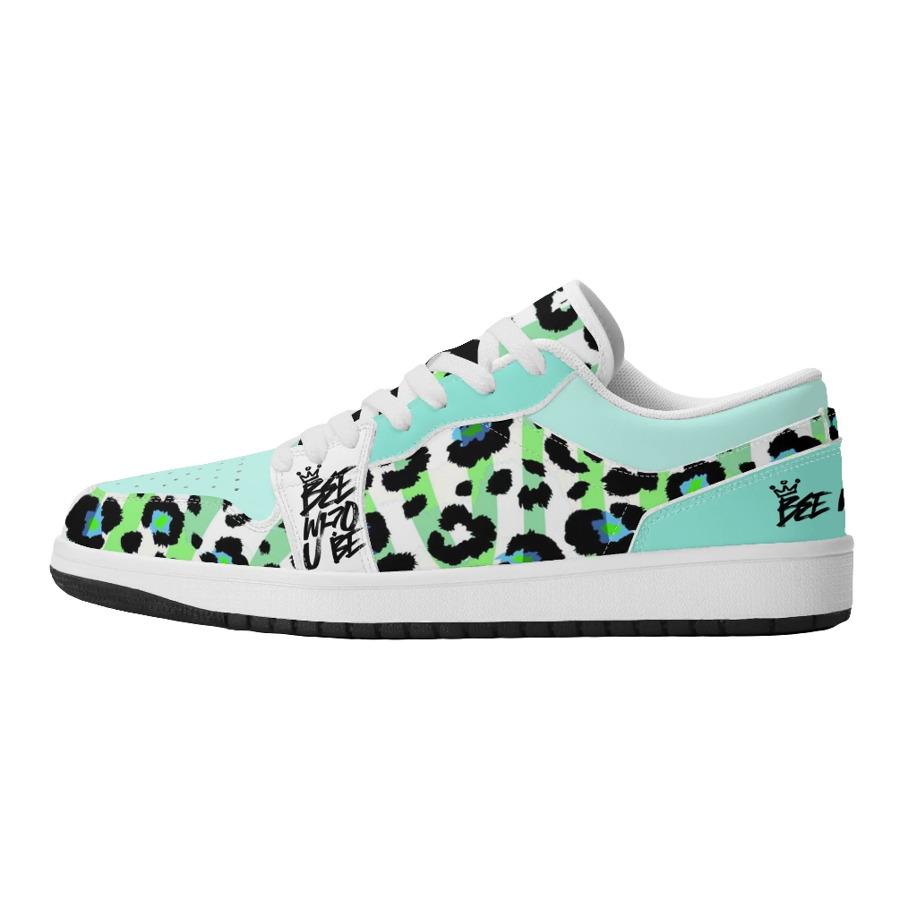 Bee Who U Be Womens Premium PU Leather Low Top Sneakers-V2