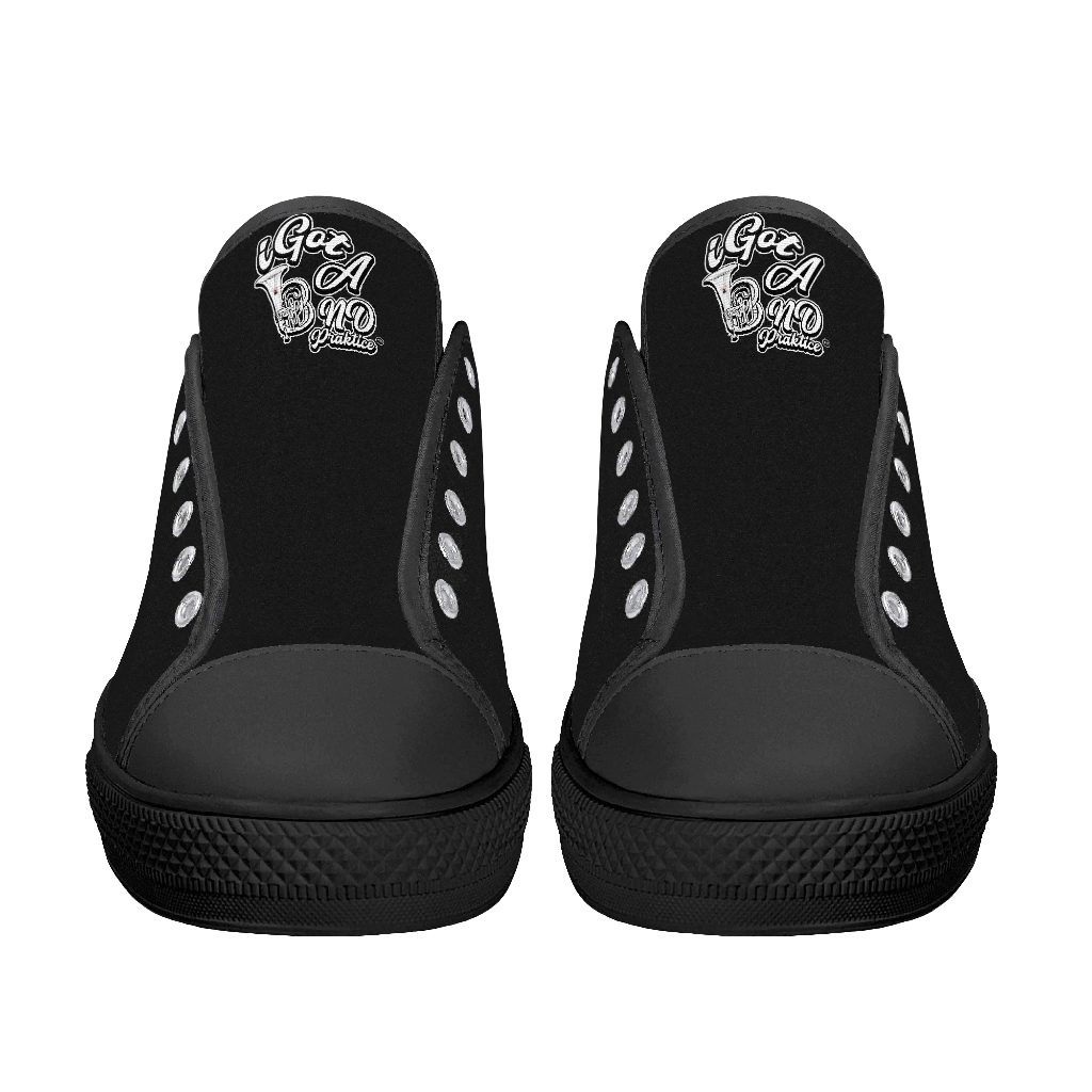 iGot Band Praktice Womens Low Top Canvas Shoes - Customized Tongue