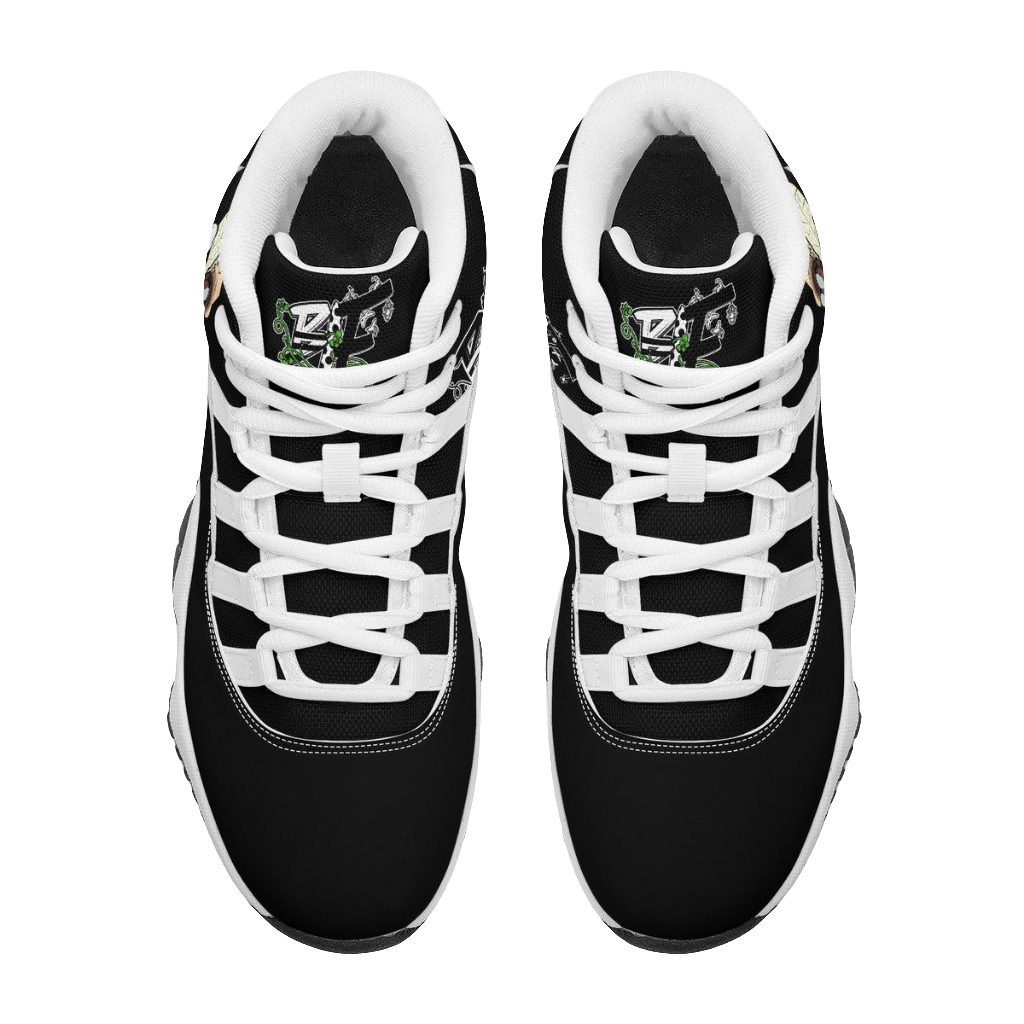 I Bee Incredible High Top Air Retro Sneakers - White/Black