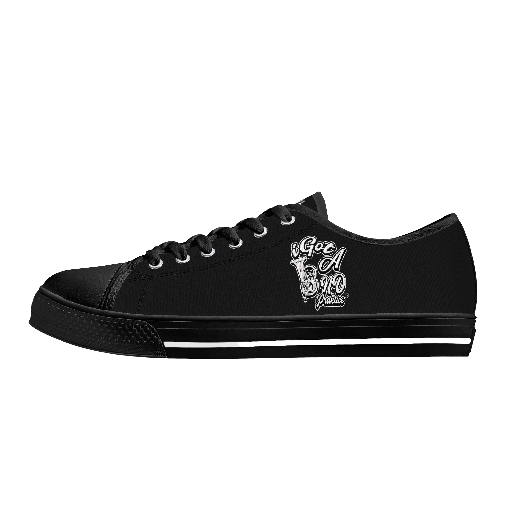 iGot Band Praktice Womens Low Top Canvas Shoes - Customized Tongue