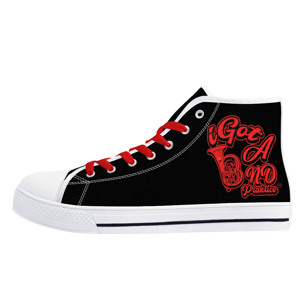 iGot Band Praktice Mens High Top Canvas Shoes - Customized Tongue