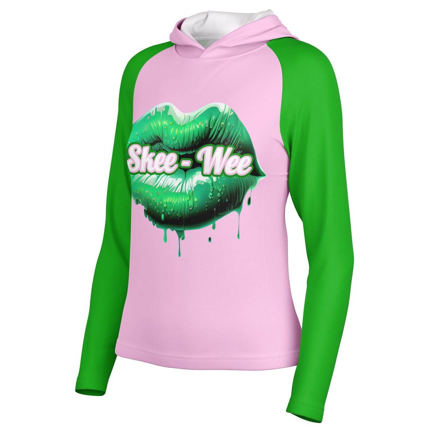 Greek Women's Long Sleeve Hooded Performance Shirt - AOP