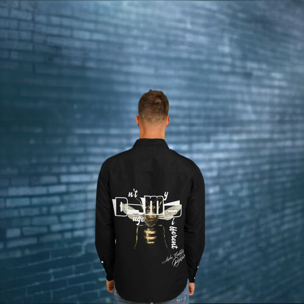 DJMD Long Sleeve Button Down Shirt - AOP