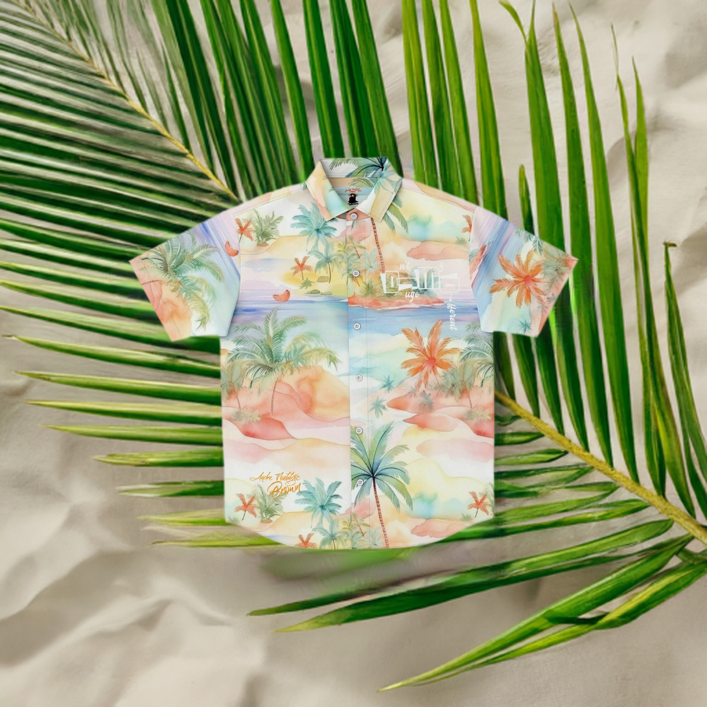 Dnt Juge My Different Short Sleeve Button Down Shirt - AOP