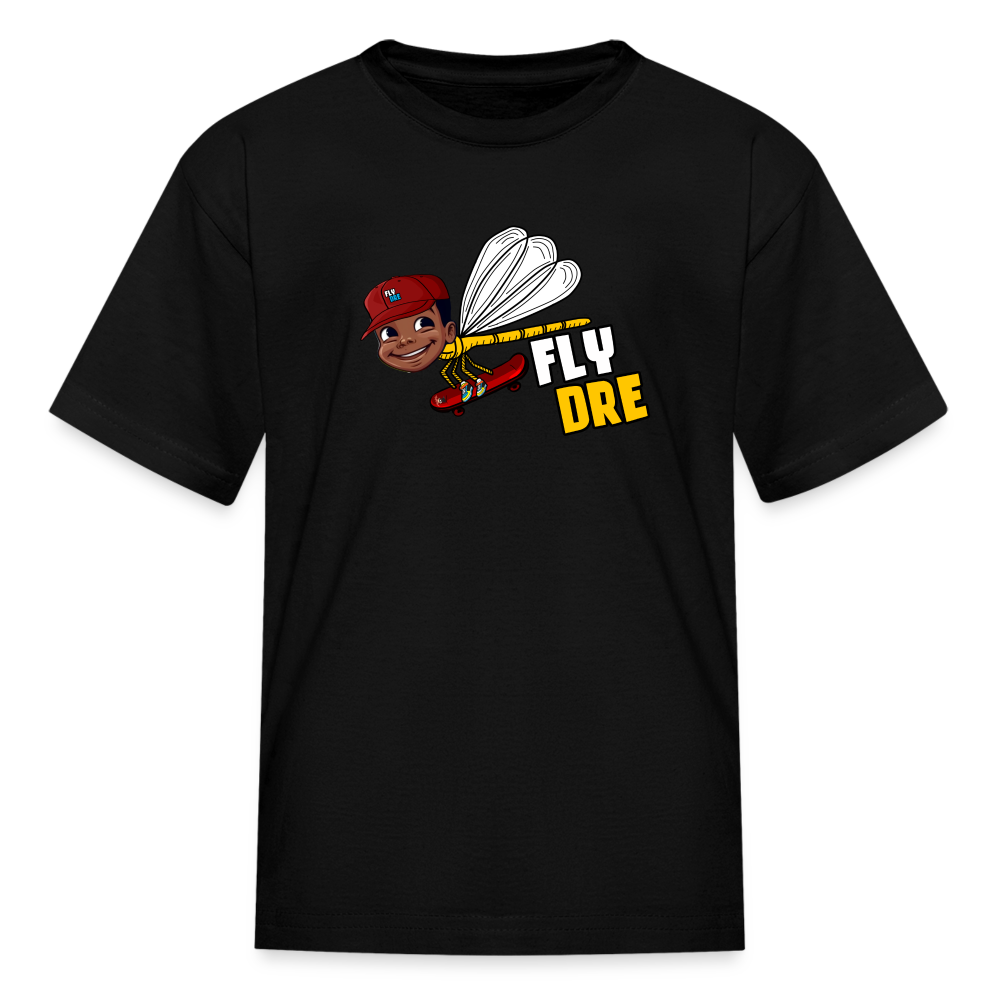 Fly Dre Kids' T-Shirt - black