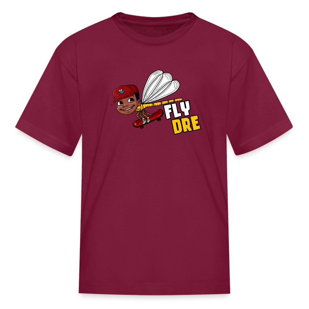 Fly Dre Kids' T-Shirt - burgundy