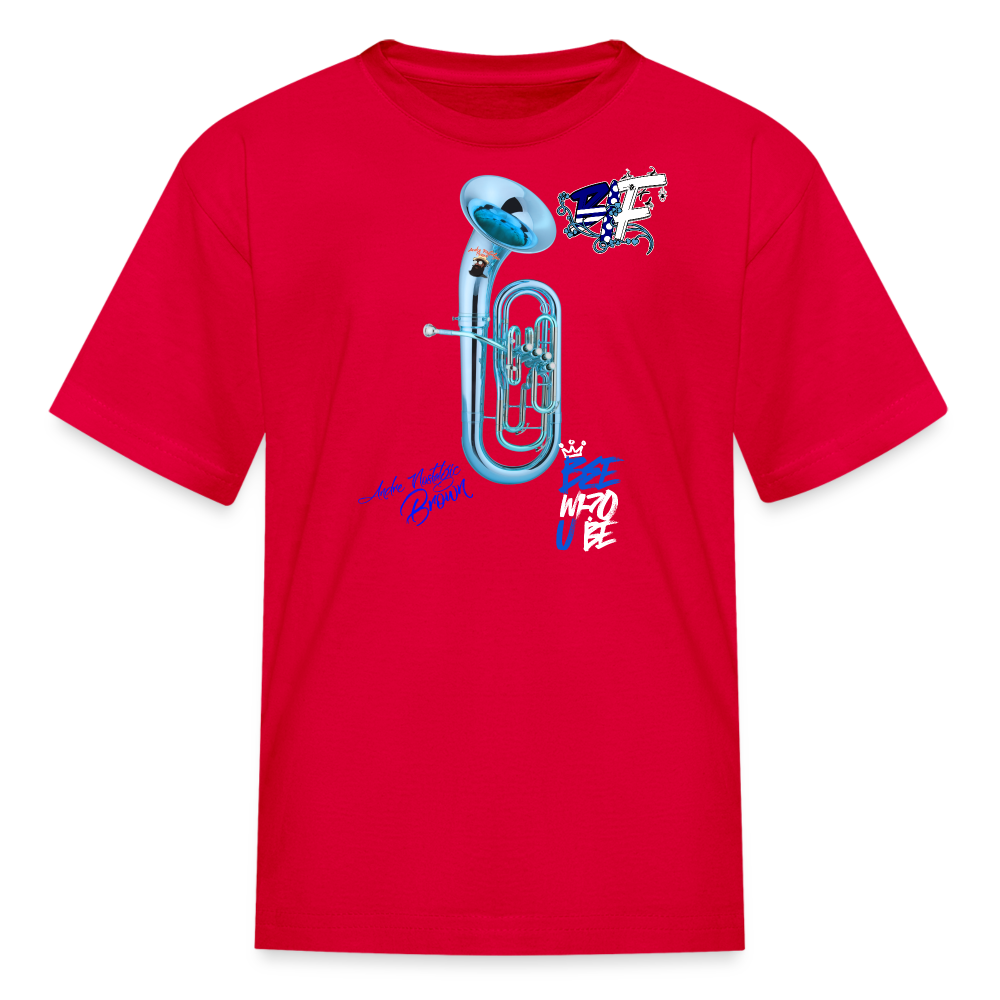 Black Insct Famili Kids' T-Shirt - red