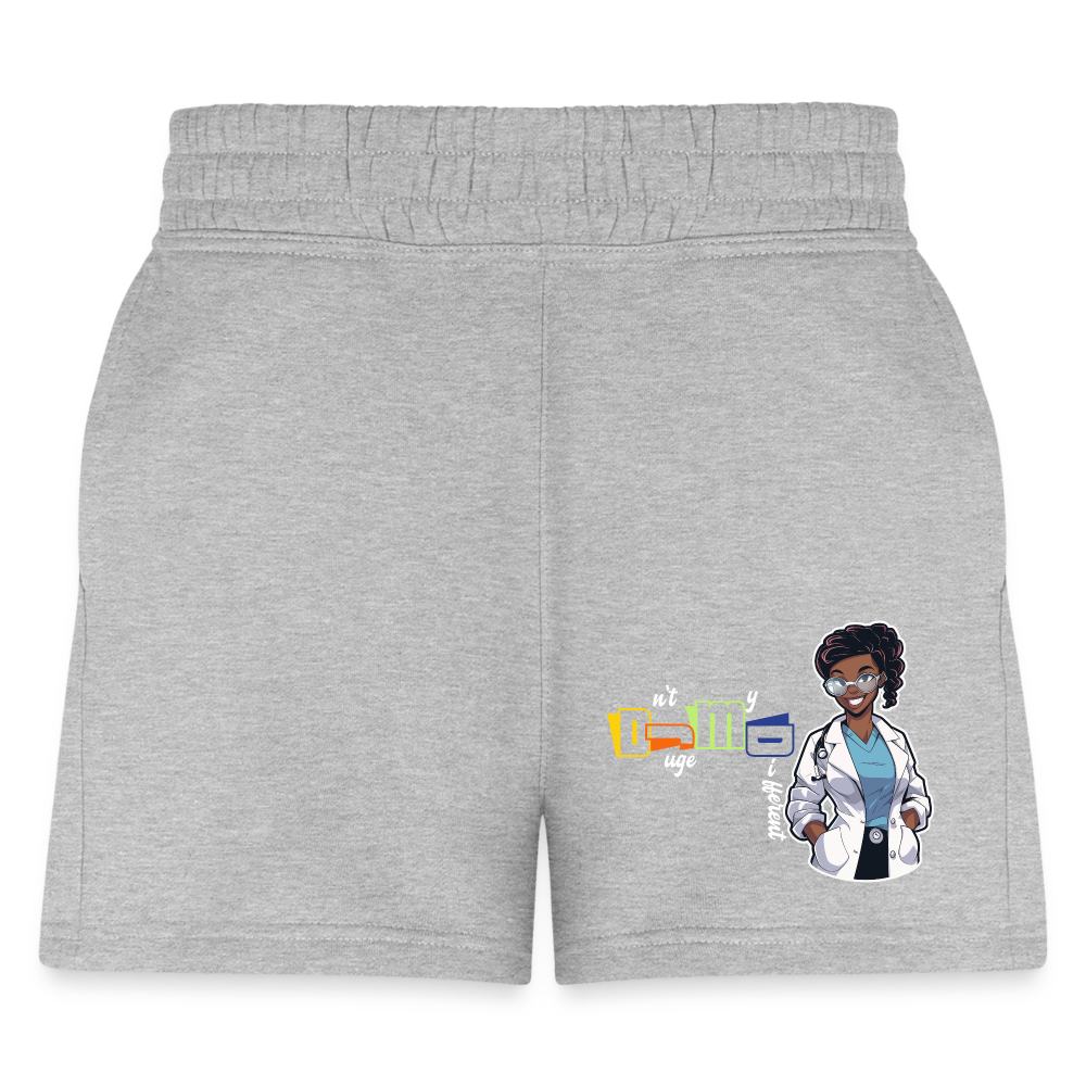 Dnt Juge My Different Women's Jogger Short - heather gray