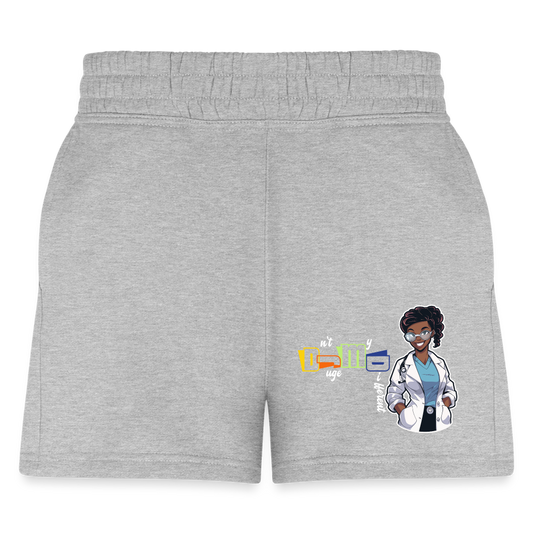 Dnt Juge My Different Women's Jogger Short - heather gray