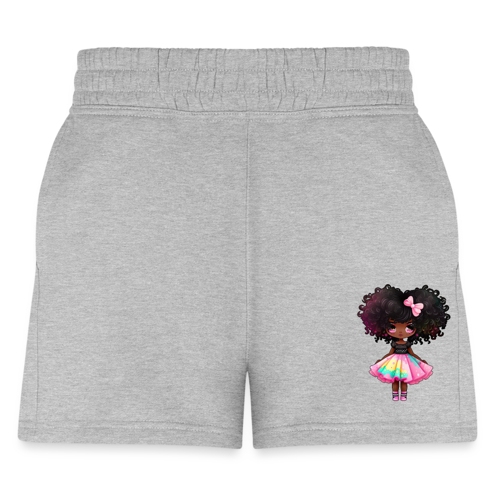 Women's Jogger Short - heather gray