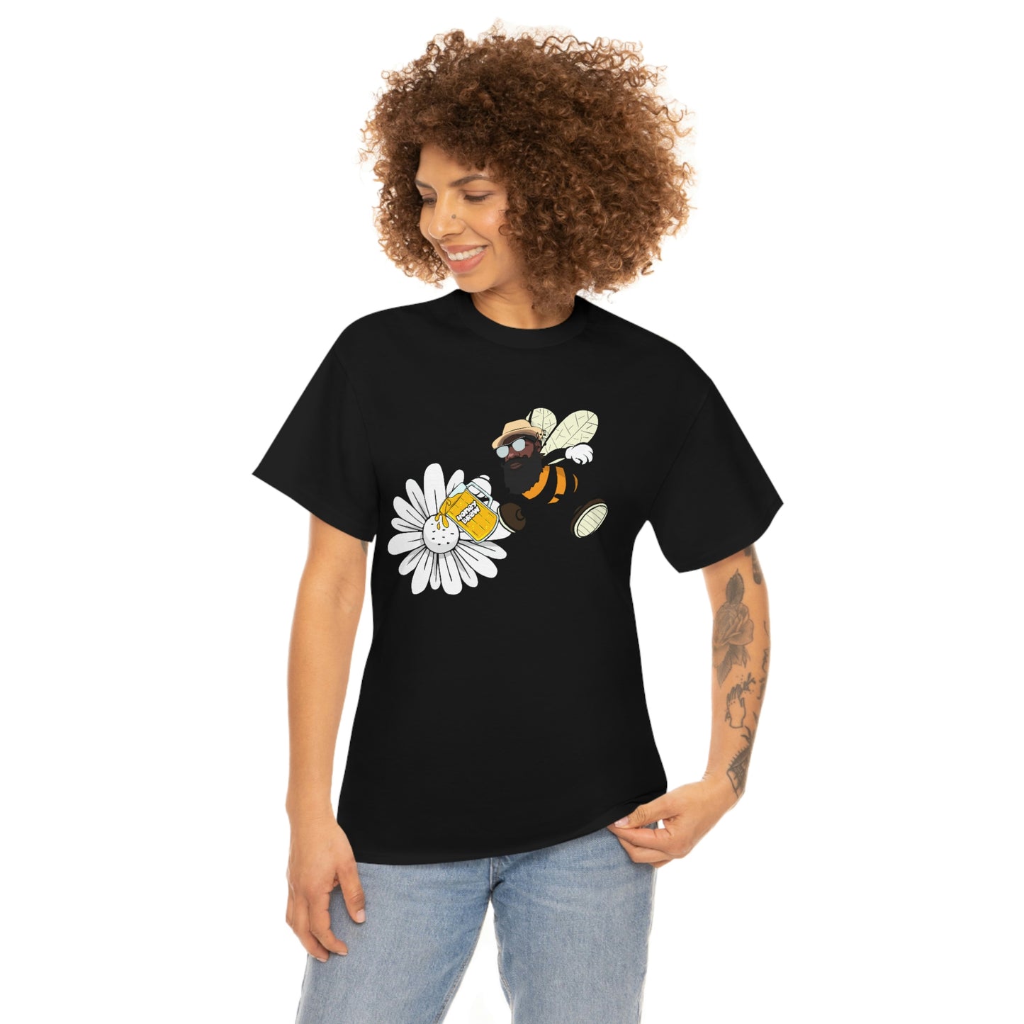 Fly Dre, Be Who U Bee, I am Just Brit Unisex Heavy Cotton Tee