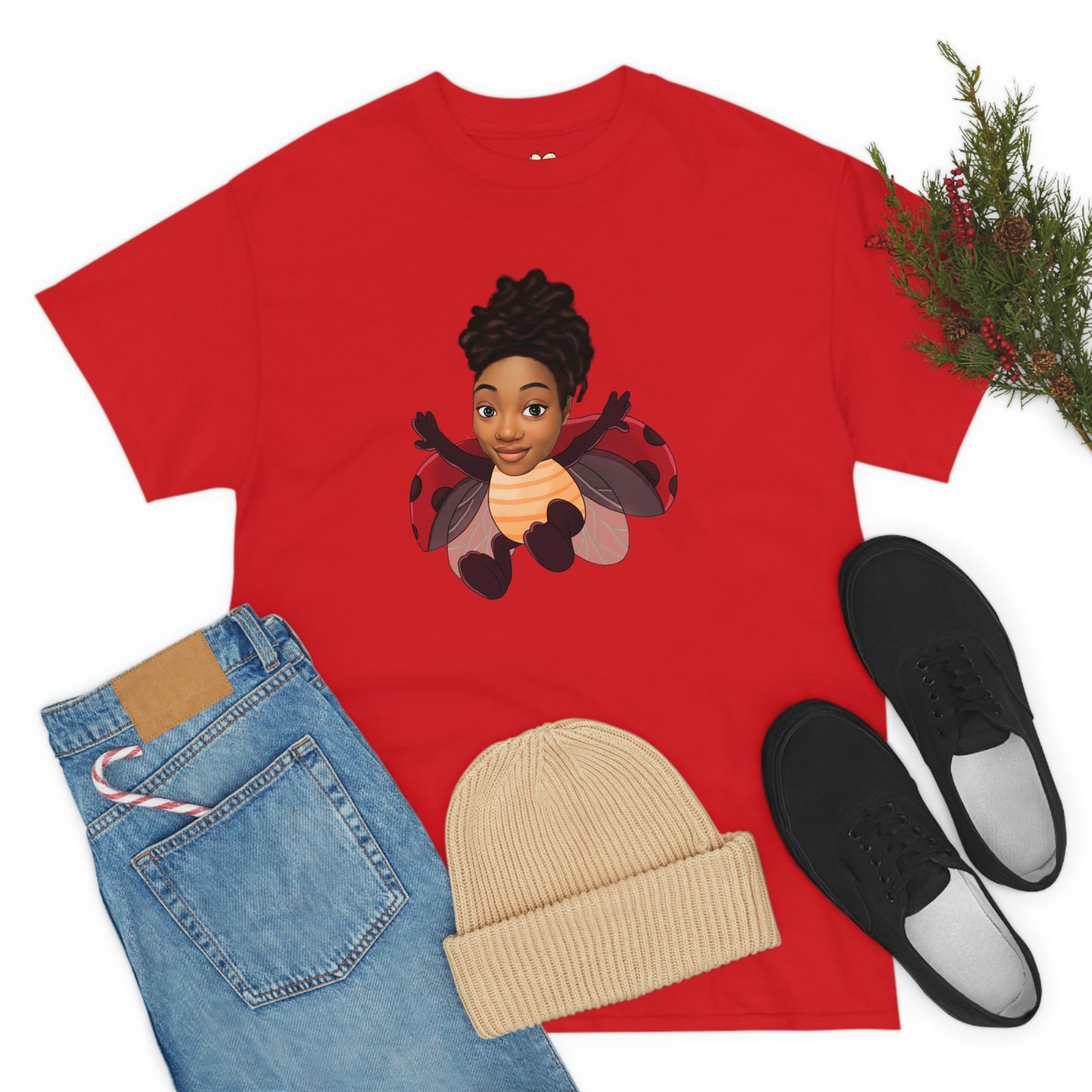 Fly Dre, Be Who U Bee, I am Just Brit Unisex Heavy Cotton Tee