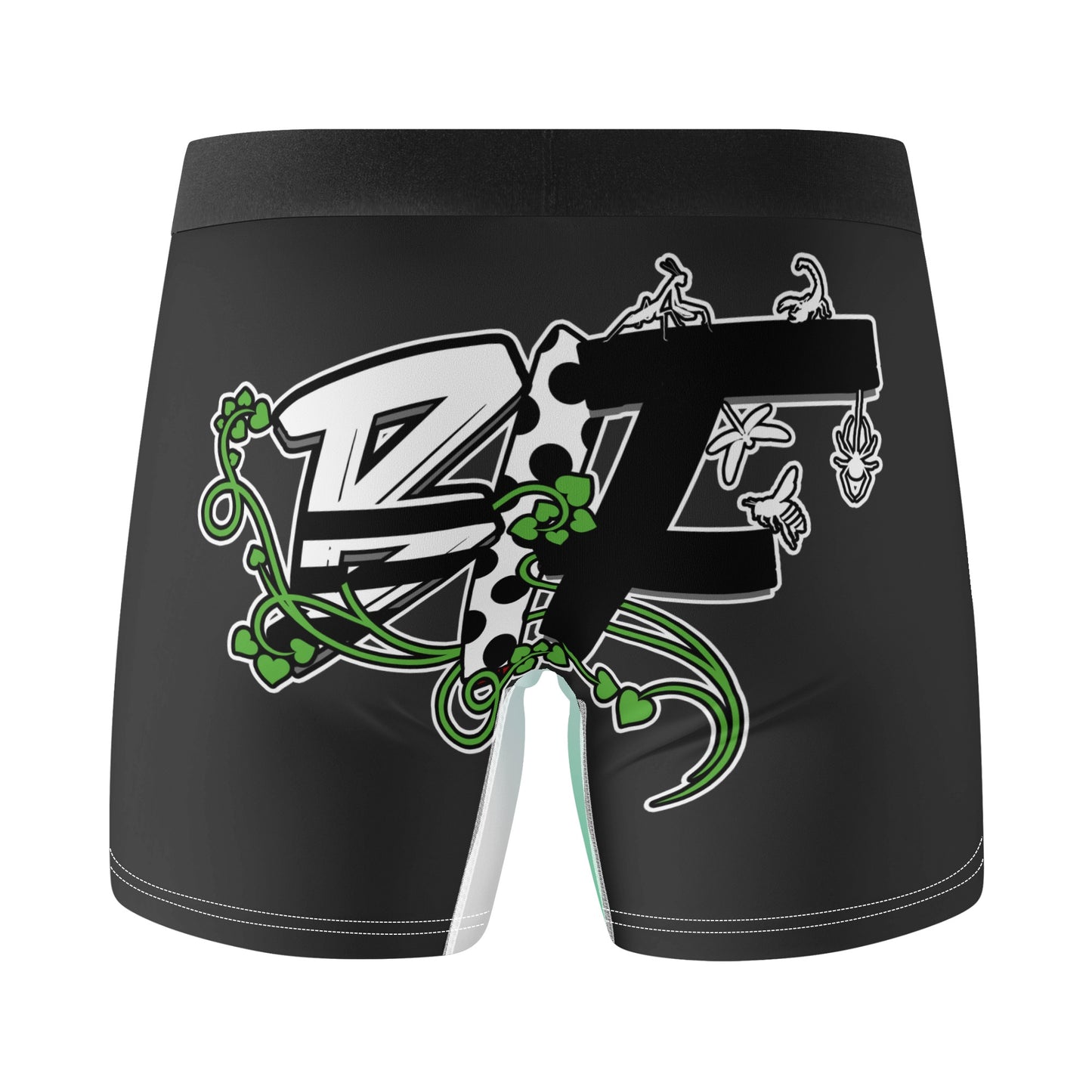 Black Insect Famili Men's Trunks Underwear