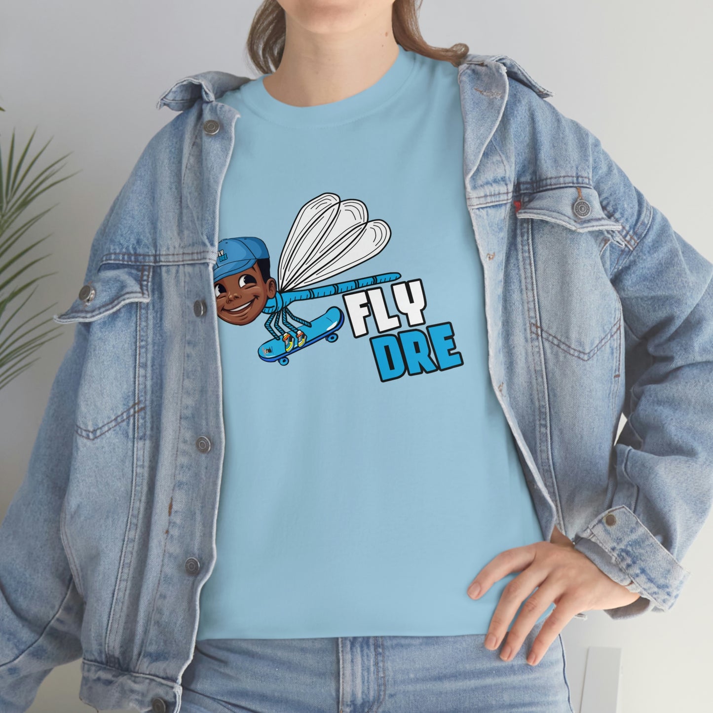 Fly Dre, Be Who U Bee, I am Just Brit Unisex Heavy Cotton Tee