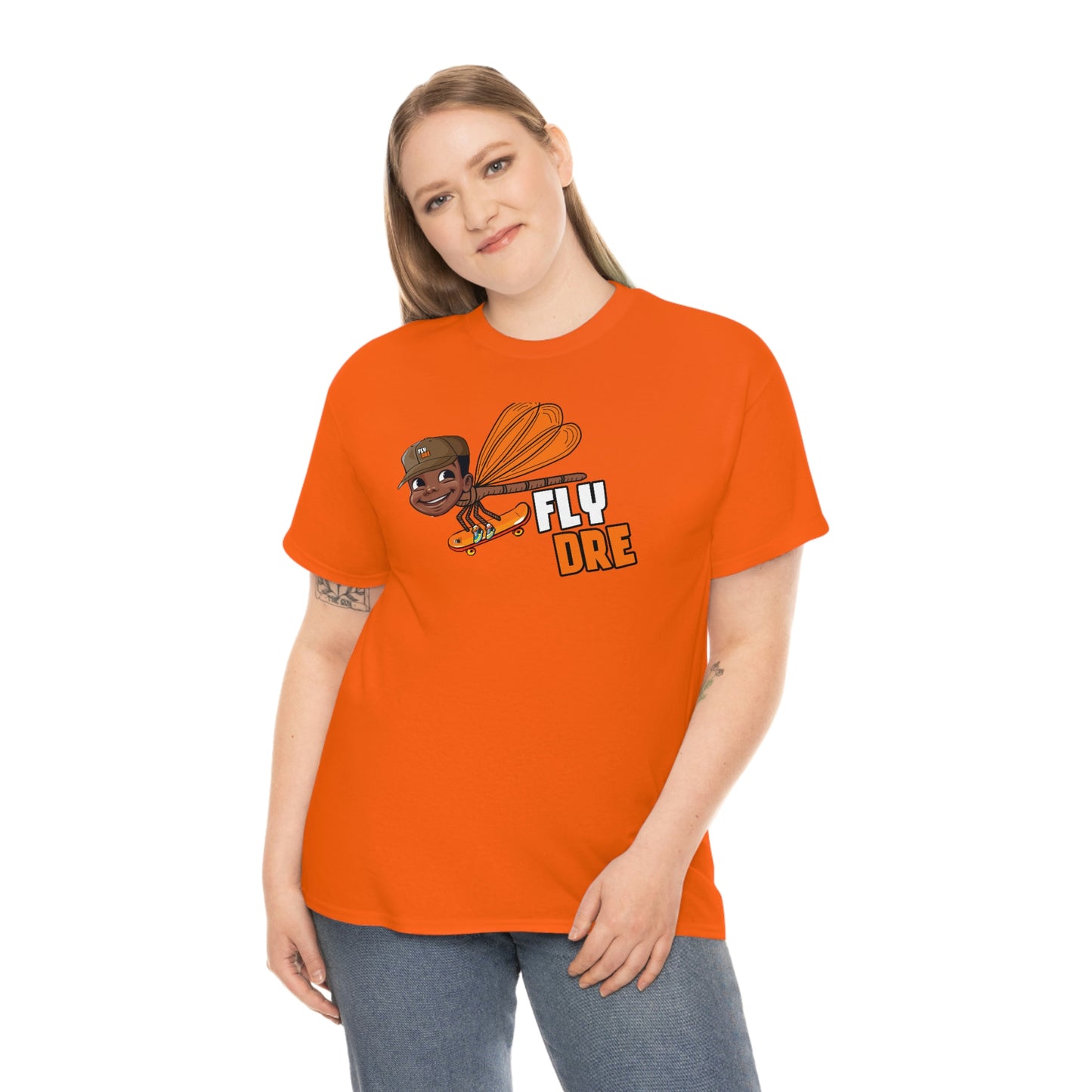Fly Dre, Be Who U Bee, I am Just Brit Unisex Heavy Cotton Tee