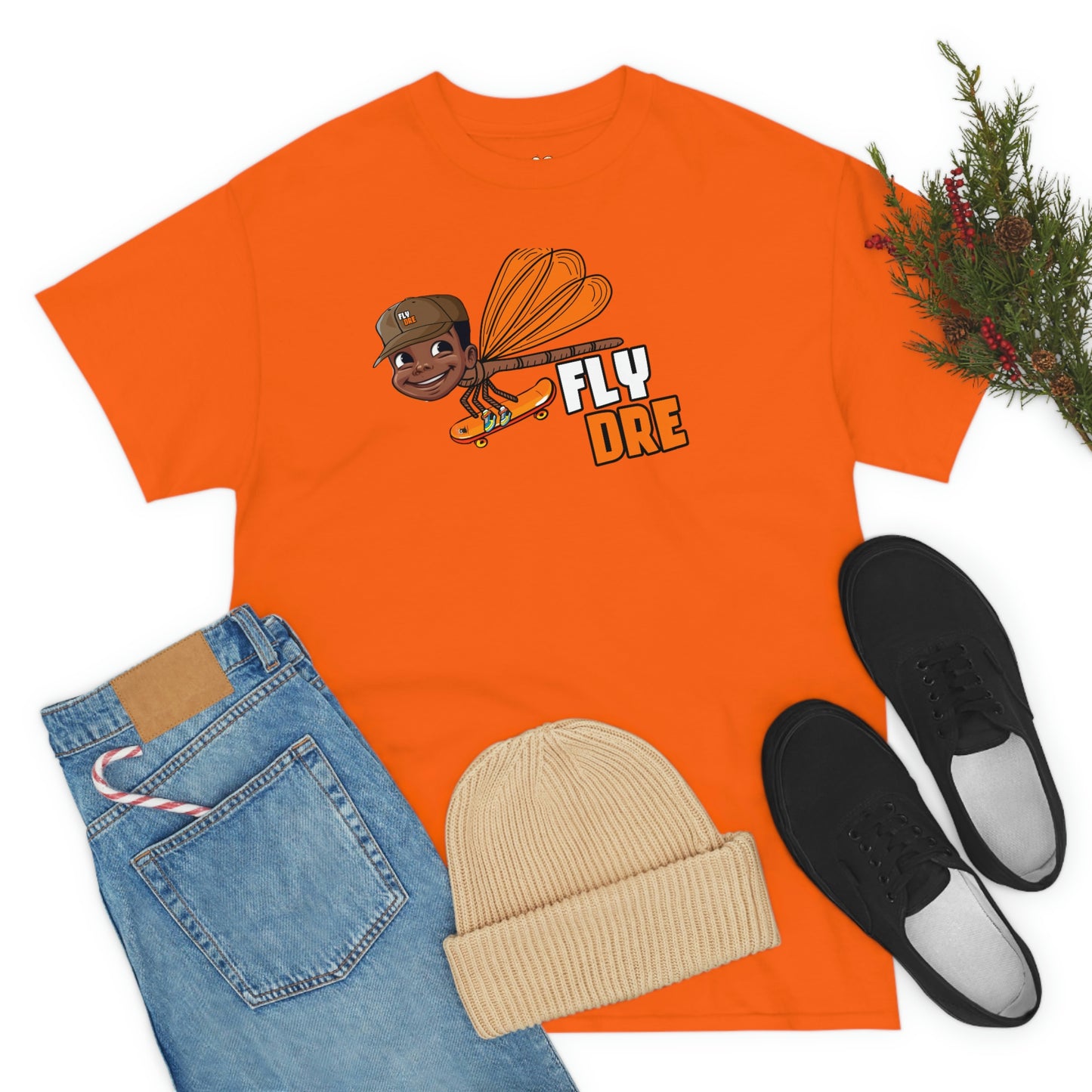 Fly Dre, Be Who U Bee, I am Just Brit Unisex Heavy Cotton Tee