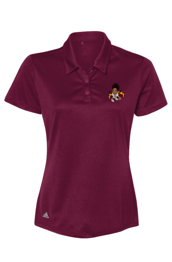 I Am Just Brit Adidas Womens Performance Polo