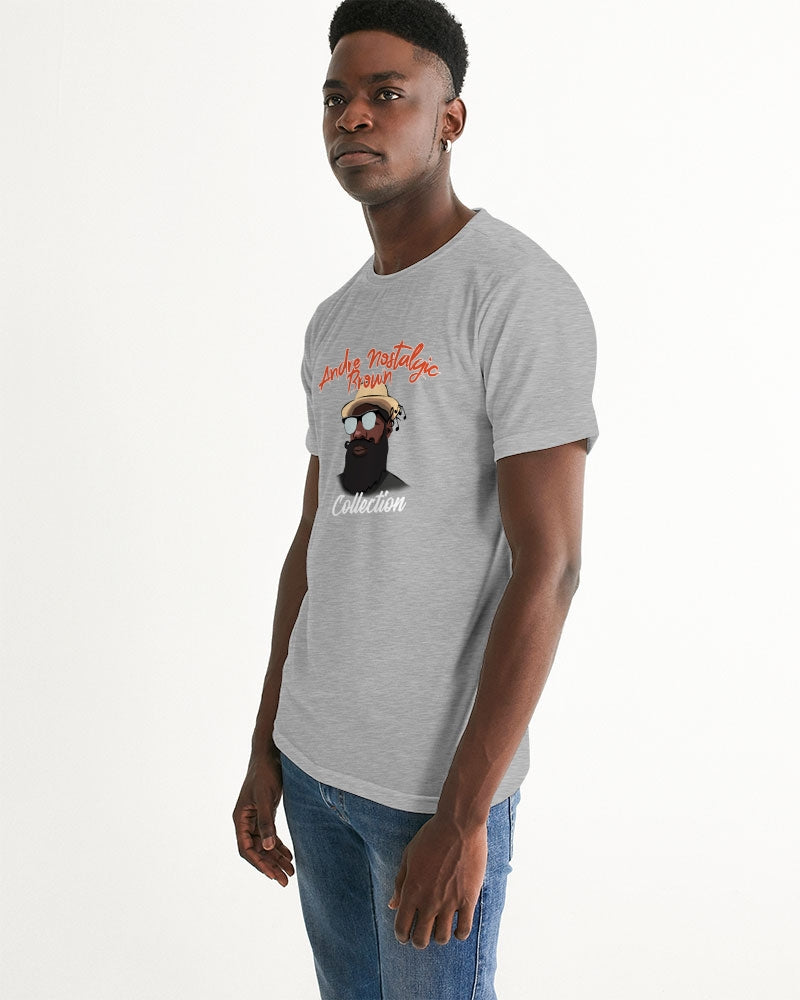 Andre Nostalgic Brown Collection Logo Gold Men's Graphic Tee