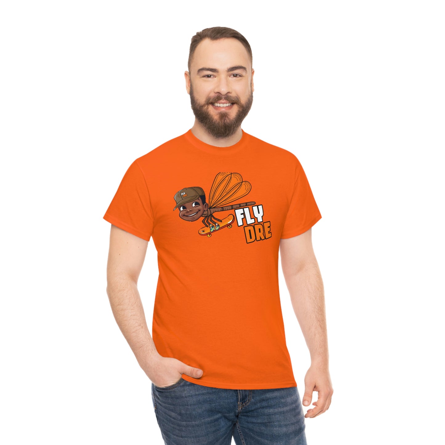 Fly Dre, Be Who U Bee, I am Just Brit Unisex Heavy Cotton Tee