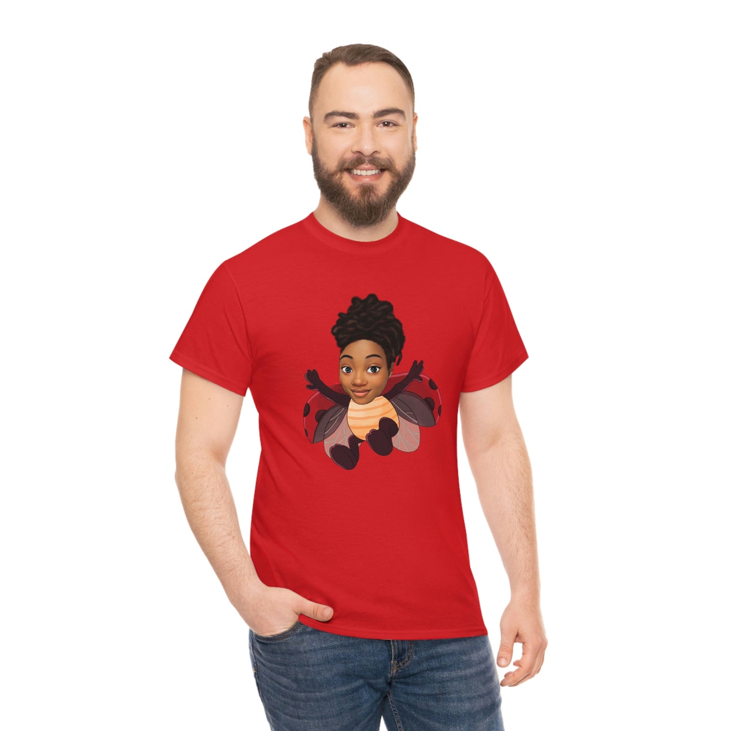 Fly Dre, Be Who U Bee, I am Just Brit Unisex Heavy Cotton Tee