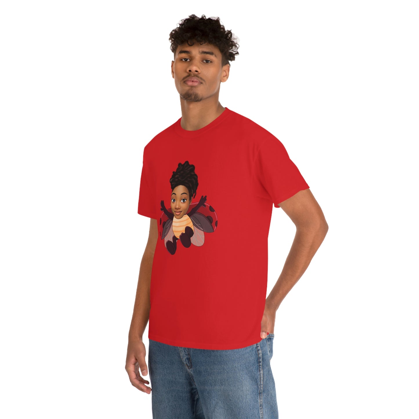 Fly Dre, Be Who U Bee, I am Just Brit Unisex Heavy Cotton Tee