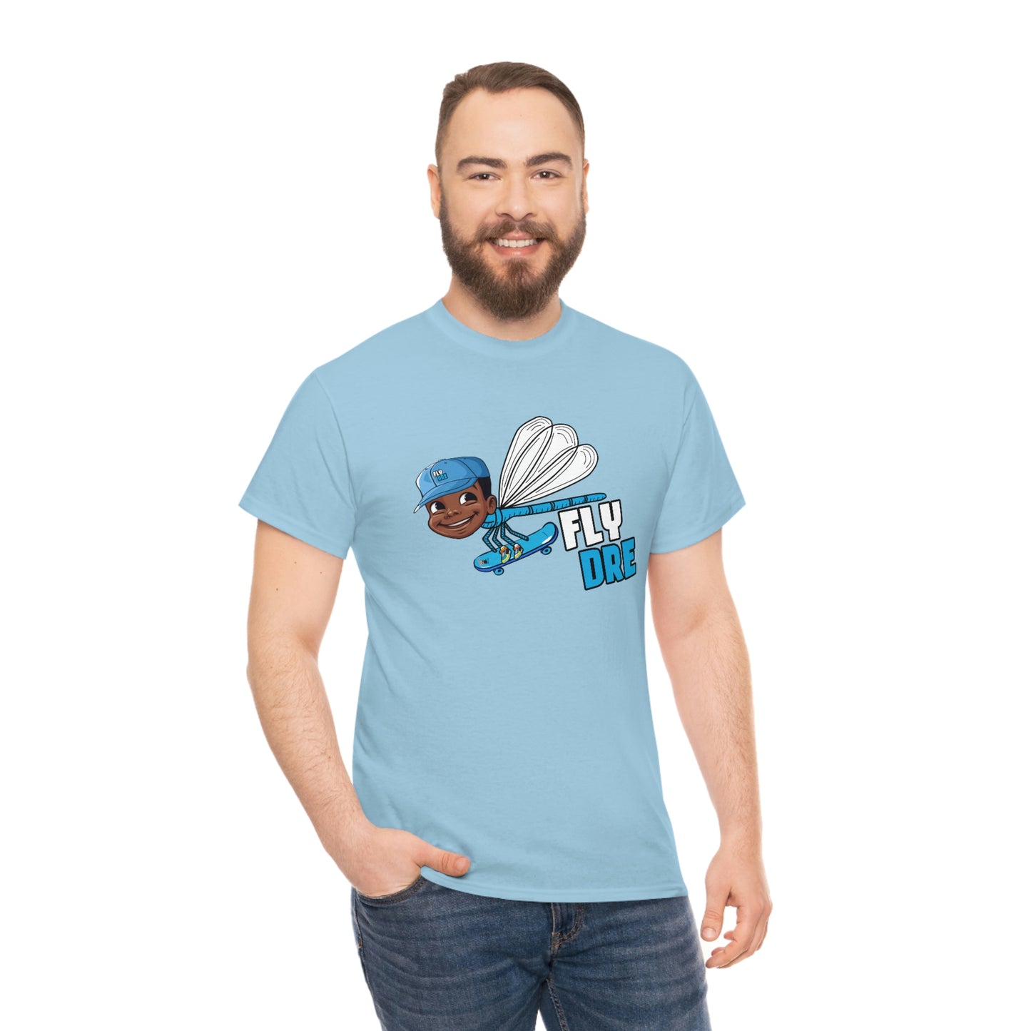 Fly Dre, Be Who U Bee, I am Just Brit Unisex Heavy Cotton Tee