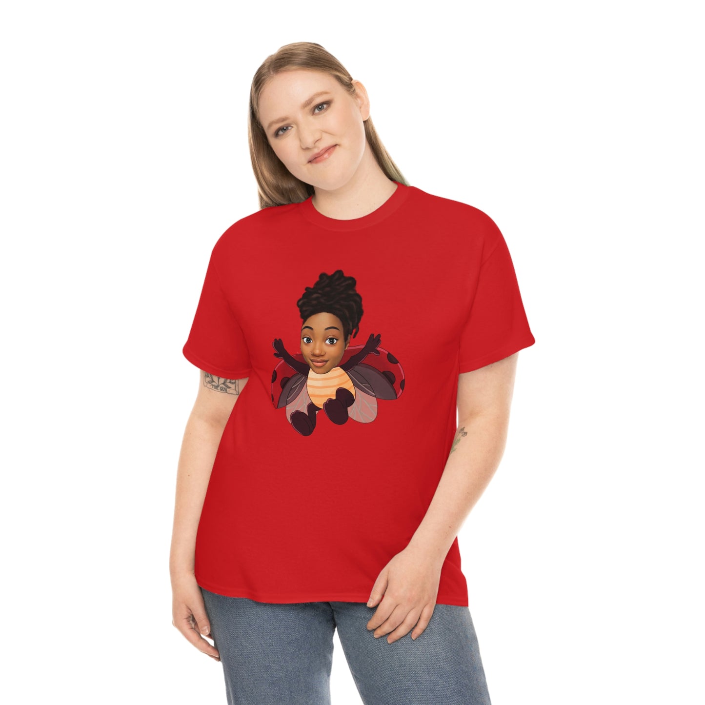 Fly Dre, Be Who U Bee, I am Just Brit Unisex Heavy Cotton Tee