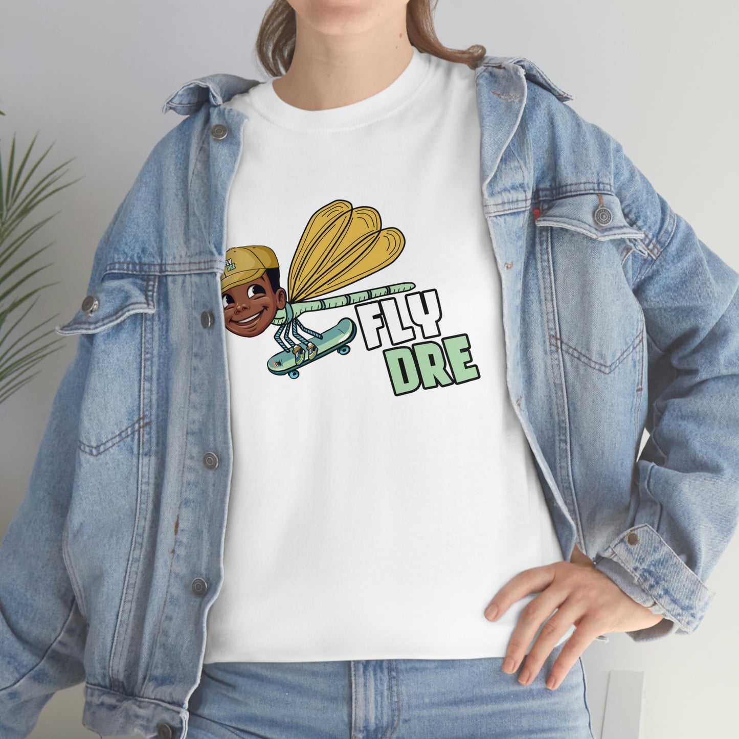 Fly Dre, Be Who U Bee, I am Just Brit Unisex Heavy Cotton Tee