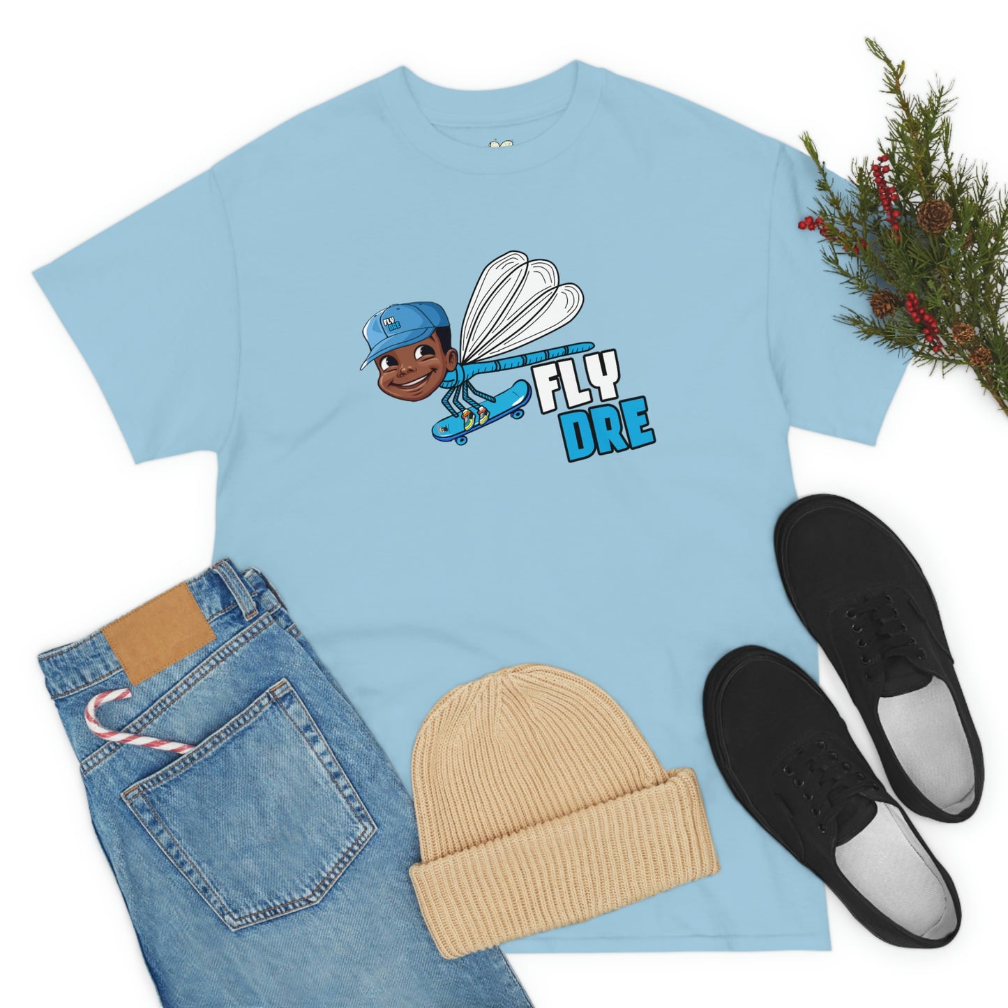 Fly Dre, Be Who U Bee, I am Just Brit Unisex Heavy Cotton Tee